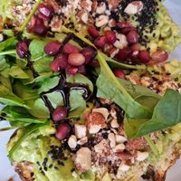 Avo toast at TINK in Ljubljana