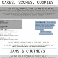 bakewell scones, apple & cinnamon scones + cinnamon buns are all vegan 🤩  at Woodchats in Chorley