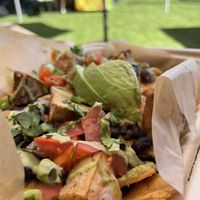 The Jackfruit Nachos did not disappoint!   at Modern Shaman in Whittier