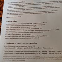 Liquid options at Modern Shaman in Whittier