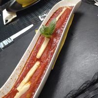 Vegan cannelloni at Il Caminetto Terra Mia in Linz