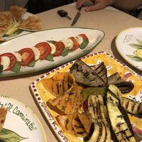 Rice mozzarella caprese & grilled veggies at Il Caminetto Terra Mia in Linz