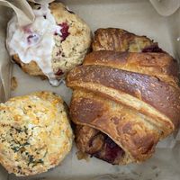 scone, thanksgiving croissant, biscuit   at Hazel & Jade Bakery in San Diego