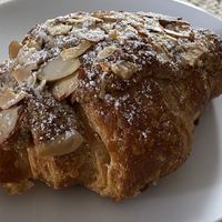 Almond Croissant 😋  at Hazel & Jade Bakery in San Diego