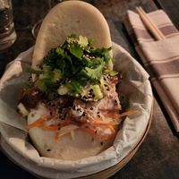 Tofu bao at Magnolia in Stockholm