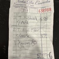 Bill  at Quecas El Comal in Cabo San Lucas