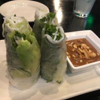 Vegetable & Avocado Spring Rolls (vegan) at Holy Basil Pho in Oakland