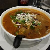 Lemongrass pho with vegan beef at Holy Basil Pho in Oakland