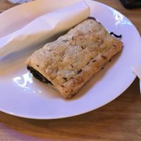 Vegan saag aloo roll at Dough Artisan Bakehouse in South East London