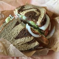 Club on rye at Eureka Plant Based Foods in Phillipsburg