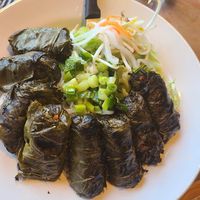 Stuffed grape leaves at Chez Thuy in Boulder
