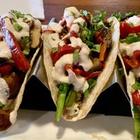 Happy Veggie Tacos  at South Gate Brewing Company in Oakhurst