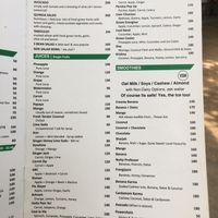 Menu 2 at Coffee Temple in Varkala