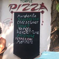 Wall at Coffee Temple in Varkala