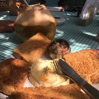 Hummus toast  at Coffee Temple in Varkala