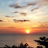Dinner with a view. at Coffee Temple in Varkala