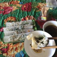 Rice paper rolls 30k at Quan Chay - Cua Dai in Hoi An