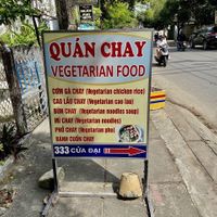Sign on street at Quan Chay - Cua Dai in Hoi An