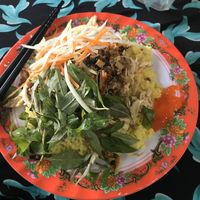 Chicken rice  at Quan Chay - Cua Dai in Hoi An