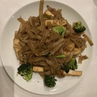 Tofu pad see ew no egg 😍   at Blue Orchid in Lincoln