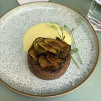 Tortino zucchine zafferano  at Herbe in Reggio Emilia