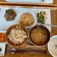 vegan option of lunch set B! at Kiseki no Shokutaku in Yokohama