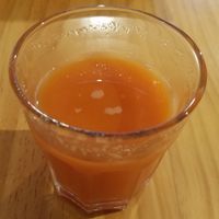 set drink-carrot juice  at Kiseki no Shokutaku in Yokohama