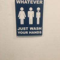 every place should have signs like this.  at Mind Your Belly in Richmond