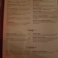 appetizers at Shalimar India in Portsmouth