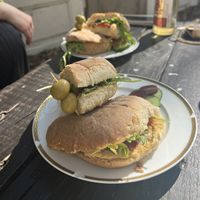 Vegane Sandwiches   at Café Bubu in Leipzig