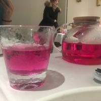 Complimentary tea  at Hé Tián SùShí 荷恬素食 in Dalian