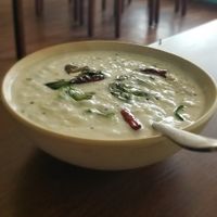 Vegan curd rice at Plantarium in Hyderabad