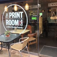 Warm and vegan friendly cafe at The Print Room Cafe in Stockport