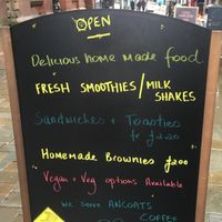 Vegan cakes, biscuits, toasties, bagels and wraps at The Print Room Cafe in Stockport