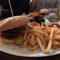 Beyond Meat Burger at Brauhaus Sacher in Leonberg