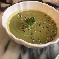 Thick vegetable soup (no potatoes)  at Manjerica in Lisbon