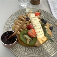 Pumpkin & Oat Pancake   at Manjerica in Lisbon