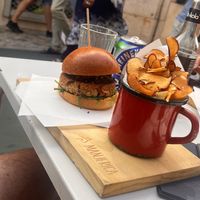 Burger   at Manjerica in Lisbon
