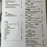 Menu.  at Manjerica in Lisbon