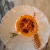 Vegan pastel the nata at Manjerica in Lisbon