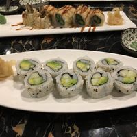 Cucumber and avocado roll at Oriental Jade in Bangor