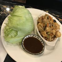 Lettuce Wraps (they subbed tofu for us).  at Oriental Jade in Bangor