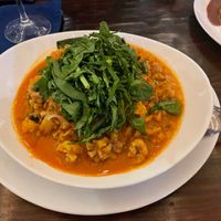 Thai cauliflower curry! at Qulture in Puerto Vallarta