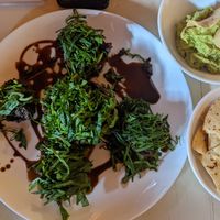 Mushroom caps at Qulture in Puerto Vallarta