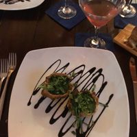 Vegan quiche and tequila cosmo  at Qulture in Puerto Vallarta