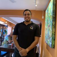 Oscar. Fantastic server & so fun! at Qulture in Puerto Vallarta