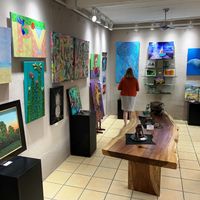 One of the art rooms at Qulture in Puerto Vallarta