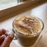 Dirty chai  at Mindful Baking Kitchen & Cafe in Chicago
