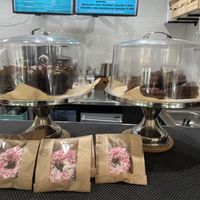 Donuts and brownies  at Mindful Baking Kitchen & Cafe in Chicago