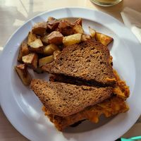 Chorizo breakfast sandwich at Mindful Baking Kitchen & Cafe in Chicago